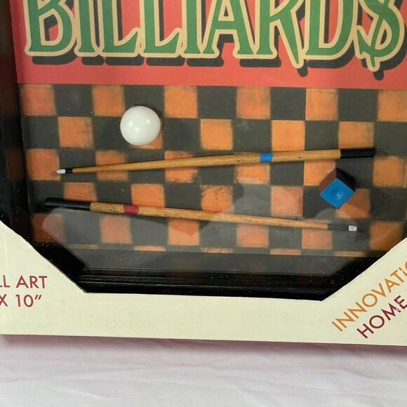 DesignSTYLES 2005 Billiards 3-D Decoration Man Cave Game Room Wall Art 8 x 10 - Picture 3 of 4